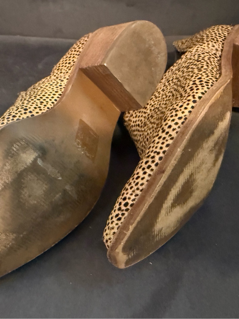 Madewell Leopard-Print Pointed Toe ankle bootie in Tan and Black - Picture 3 of 5